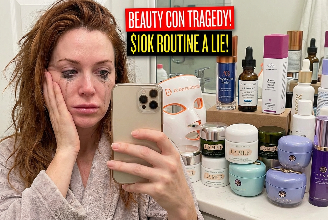 I spent $10,000 on skincare serums and 95% went down the drain